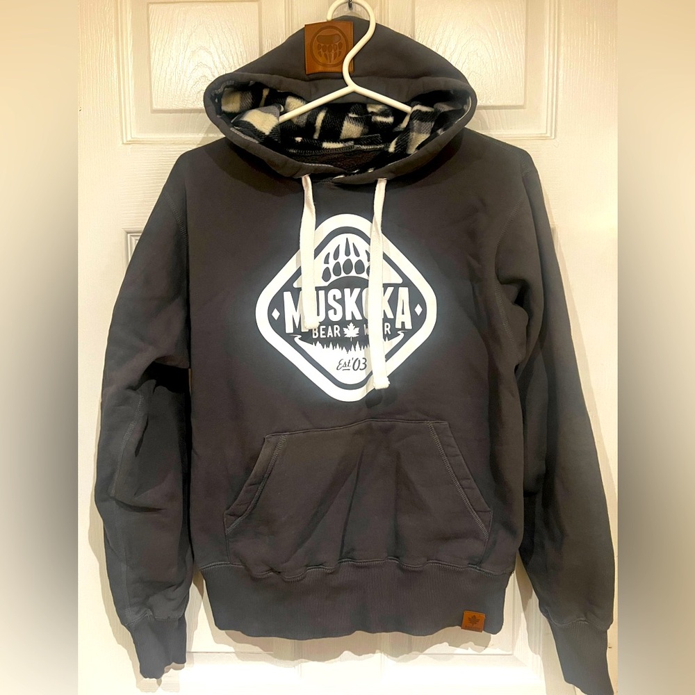 Women’s Muskoka Bear Wear Grey Hoodie